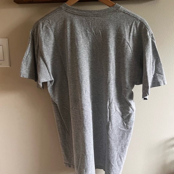 Men's Vans Tshirt Grey And Black Size Medium - Picture 3 of 5